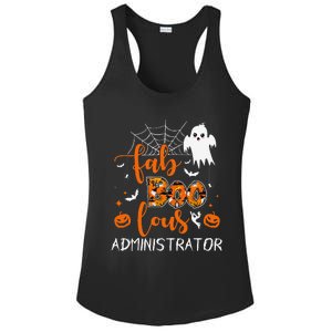 Fab Boo Lous Administrator Funny Boo Ghost Halloween Spooky Ladies PosiCharge Competitor Racerback Tank