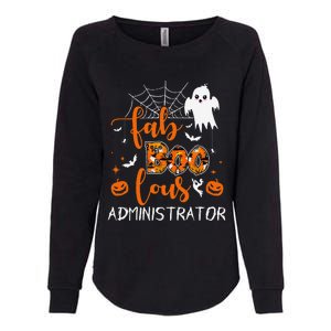 Fab Boo Lous Administrator Funny Boo Ghost Halloween Spooky Womens California Wash Sweatshirt