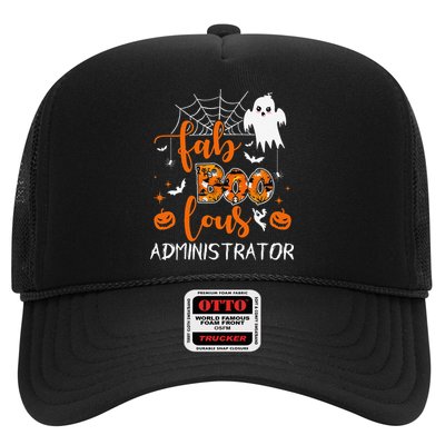 Fab Boo Lous Administrator Funny Boo Ghost Halloween Spooky Trucker Hat