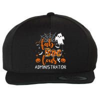 Fab Boo Lous Administrator Funny Boo Ghost Halloween Spooky Wool Snapback Cap