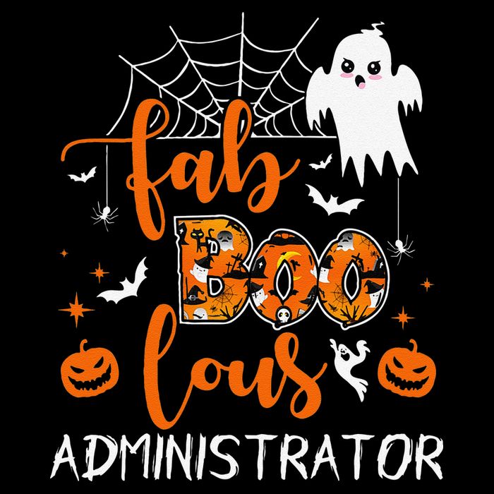 Fab Boo Lous Administrator Funny Boo Ghost Halloween Spooky Wool Snapback Cap