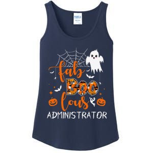 Fab Boo Lous Administrator Funny Boo Ghost Halloween Spooky Ladies Essential Tank