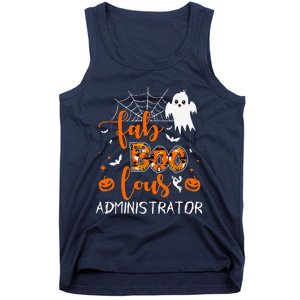 Fab Boo Lous Administrator Funny Boo Ghost Halloween Spooky Tank Top