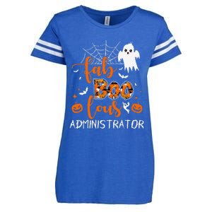 Fab Boo Lous Administrator Funny Boo Ghost Halloween Spooky Enza Ladies Jersey Football T-Shirt