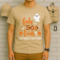 Fab Boo Lous Administrator Funny Boo Ghost Halloween Spooky T-Shirt