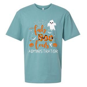 Fab Boo Lous Administrator Funny Boo Ghost Halloween Spooky Sueded Cloud Jersey T-Shirt