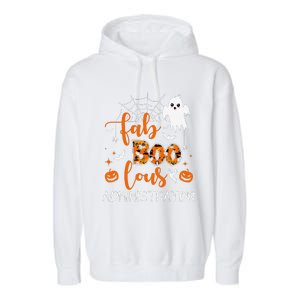 Fab Boo Lous Administrator Funny Boo Ghost Halloween Spooky Garment-Dyed Fleece Hoodie