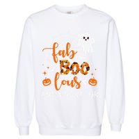 Fab Boo Lous Administrator Funny Boo Ghost Halloween Spooky Garment-Dyed Sweatshirt