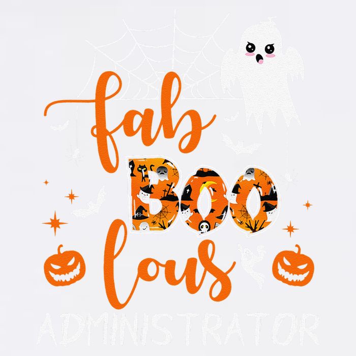 Fab Boo Lous Administrator Funny Boo Ghost Halloween Spooky Garment-Dyed Sweatshirt