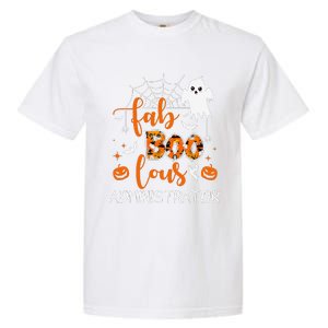 Fab Boo Lous Administrator Funny Boo Ghost Halloween Spooky Garment-Dyed Heavyweight T-Shirt