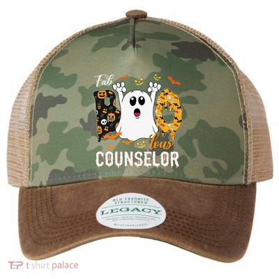 Fab Boo Lous Counselor Funny Ghost School Halloween Legacy Tie Dye Trucker Hat