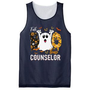 Fab Boo Lous Counselor Funny Ghost School Halloween Mesh Reversible Basketball Jersey Tank