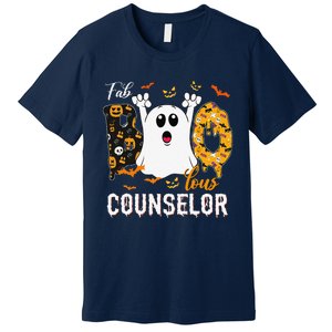 Fab Boo Lous Counselor Funny Ghost School Halloween Premium T-Shirt