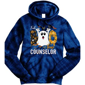 Fab Boo Lous Counselor Funny Ghost School Halloween Tie Dye Hoodie