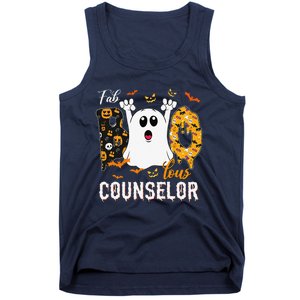 Fab Boo Lous Counselor Funny Ghost School Halloween Tank Top