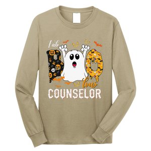 Fab Boo Lous Counselor Funny Ghost School Halloween Long Sleeve Shirt