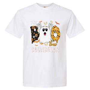 Fab Boo Lous Counselor Funny Ghost School Halloween Garment-Dyed Heavyweight T-Shirt