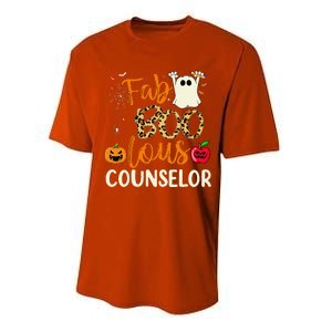 Fab Boo Lous Counselor Leopard Spooky Halloween Costume Performance Sprint T-Shirt