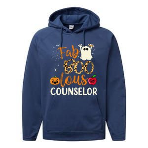 Fab Boo Lous Counselor Leopard Spooky Halloween Costume Performance Fleece Hoodie