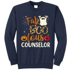 Fab Boo Lous Counselor Leopard Spooky Halloween Costume Sweatshirt