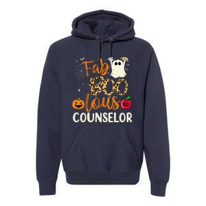 Fab Boo Lous Counselor Leopard Spooky Halloween Costume Premium Hoodie