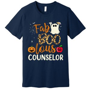 Fab Boo Lous Counselor Leopard Spooky Halloween Costume Premium T-Shirt