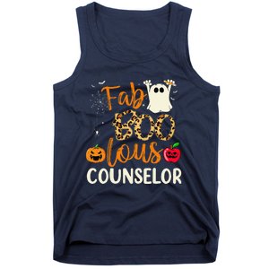 Fab Boo Lous Counselor Leopard Spooky Halloween Costume Tank Top