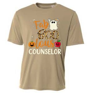 Fab Boo Lous Counselor Leopard Spooky Halloween Costume Cooling Performance Crew T-Shirt