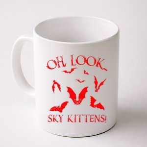 Funny Bat Lover Gift For Men Women Cool Sky Kittens Horror Coffee Mug