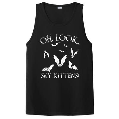 Funny Bat Lover Gift For Men Women Cool Sky Kittens Horror PosiCharge Competitor Tank