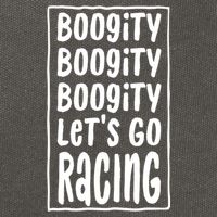 Funny Boogity LetS Go Racing Race Car Driving Quote Design Meaningful Gift Cotton Canvas Backpack
