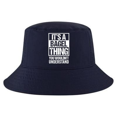 Funny Bagel Lover Text Design: Its A Bagel Thing Beygl Cool Comfort Performance Bucket Hat