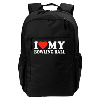 Funny Bowler Love Bowling Ball Cute League Bowling Daily Commute Backpack