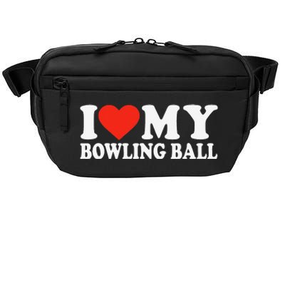 Funny Bowler Love Bowling Ball Cute League Bowling Crossbody Pack