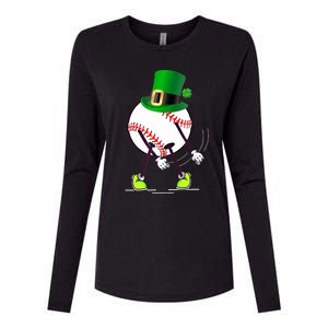 Flossing Baseball Leprechaun Hat St Patricks Day Meaningful Gift Womens Cotton Relaxed Long Sleeve T-Shirt