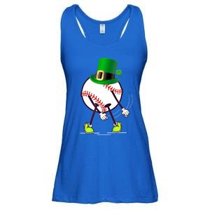 Flossing Baseball Leprechaun Hat St Patricks Day Meaningful Gift Ladies Essential Flowy Tank