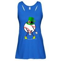 Flossing Baseball Leprechaun Hat St Patricks Day Meaningful Gift Ladies Essential Flowy Tank