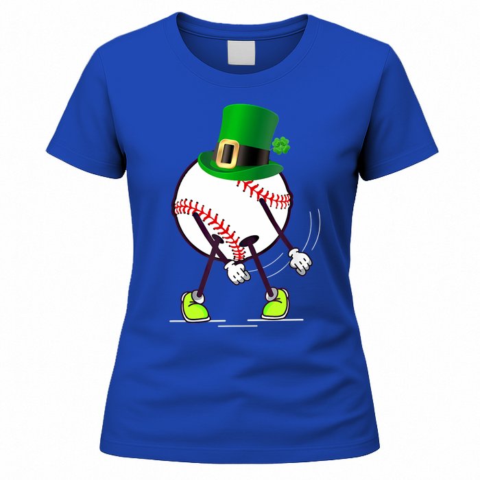 Flossing Baseball Leprechaun Hat St Patricks Day Meaningful Gift Women's T-Shirt