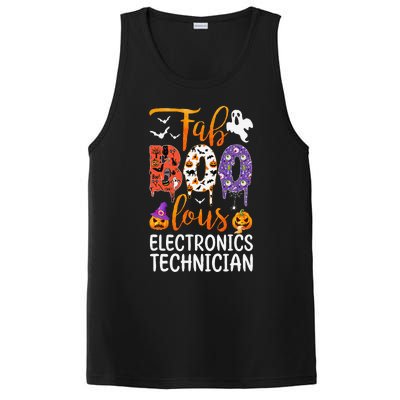 Fab Boo Lous Electronics Technician Boo Ghost Halloween PosiCharge Competitor Tank