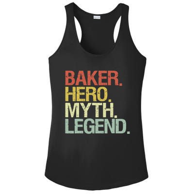 Funny Baker Legend Ladies PosiCharge Competitor Racerback Tank