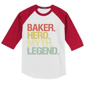 Funny Baker Legend Kids Colorblock Raglan Jersey