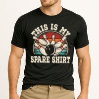 Funny Bowling Lover Bowler Retro This Is My Spare Cooling Performance Crew T-Shirt