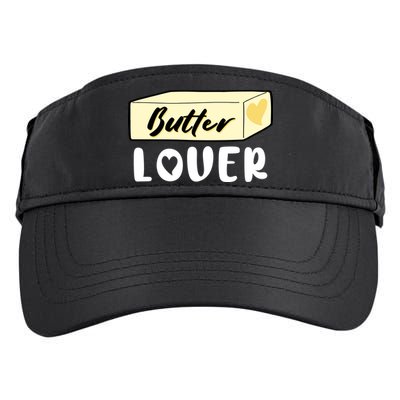 Funny Butter Lover Matching Group Adult Drive Performance Visor