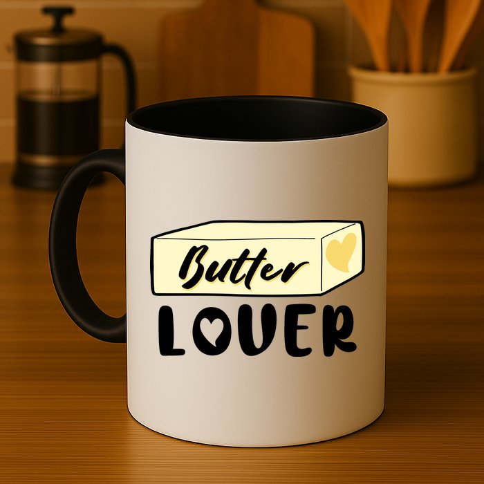Funny Butter Lover Matching Group Mug