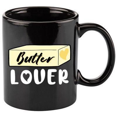 Funny Butter Lover Matching Group 11oz C Handle Ceramic Mug