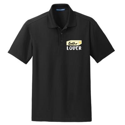 Funny Butter Lover Matching Group Dry Zone Grid Polo