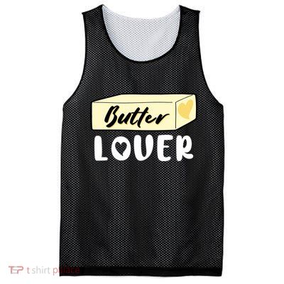 Funny Butter Lover Matching Group Mesh Reversible Basketball Jersey Tank