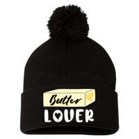 Funny Butter Lover Matching Group Pom Pom 12in Knit Beanie