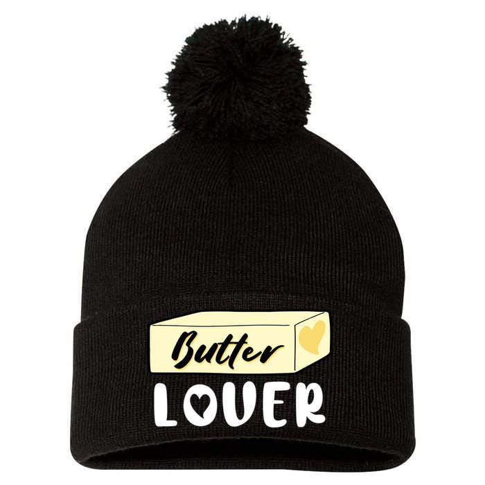 Funny Butter Lover Matching Group Pom Pom 12in Knit Beanie