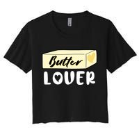 Funny Butter Lover Matching Group Crop Top